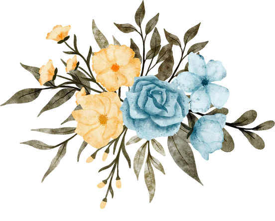 Watercolor Floral Arrangement Illustration